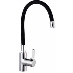 TAUMM - Llave Monomando Lavaplatos Flexible Negro