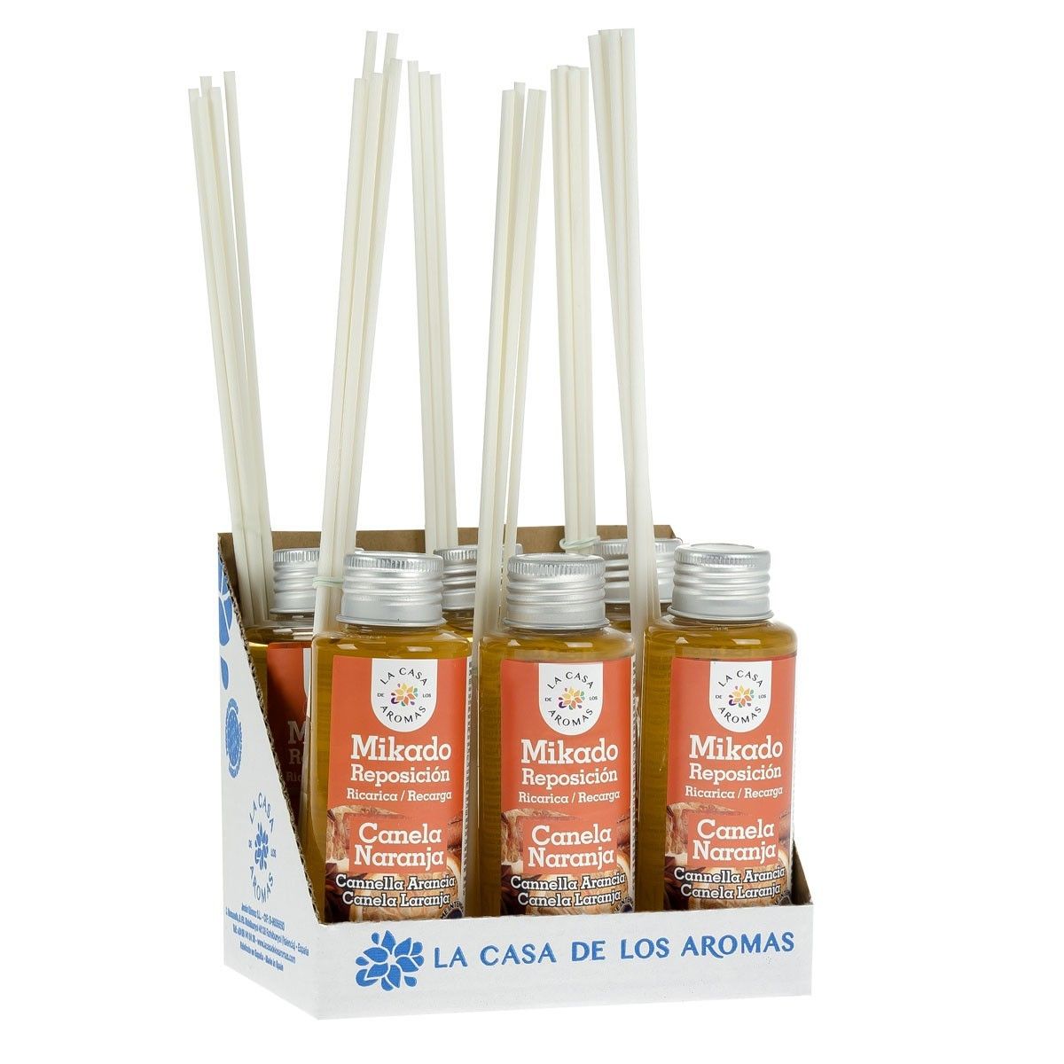 GENERICO - Ambientador Mikado Canela-Naranja 100ml - La Casa de los Aromas