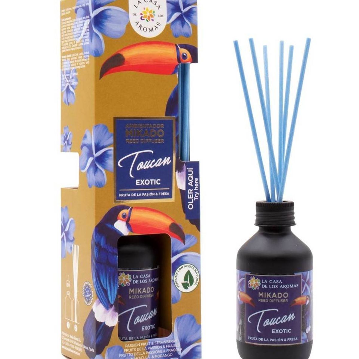 GENERICO - Mikado Ambientador Toucan Exotic - La Casa de los Aromas
