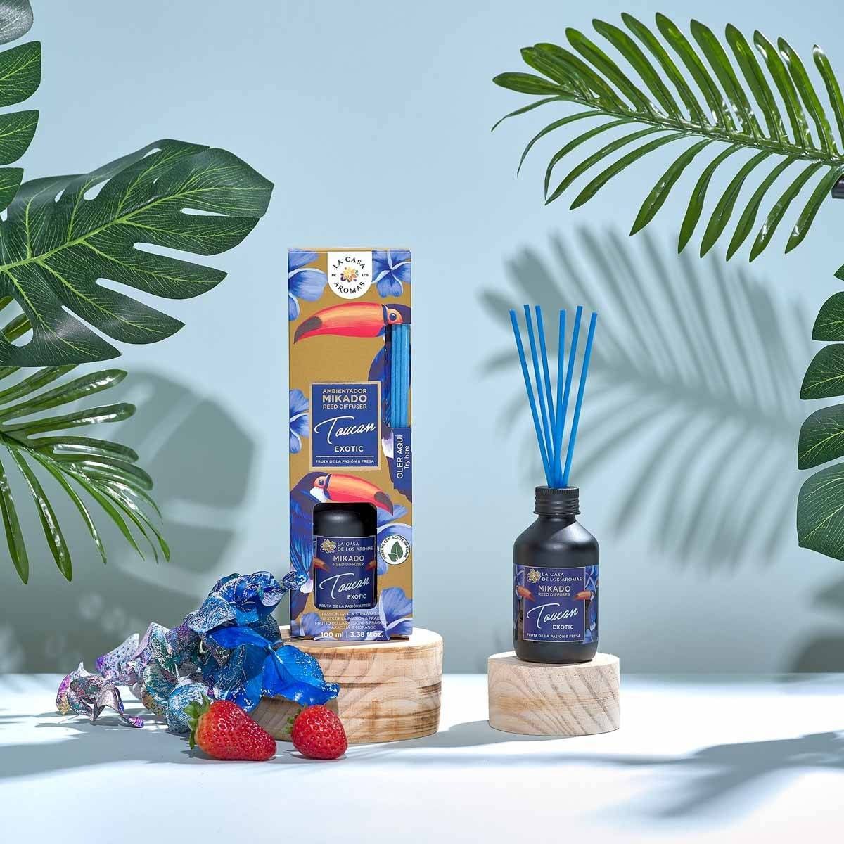 GENERICO - Mikado Ambientador Toucan Exotic - La Casa de los Aromas