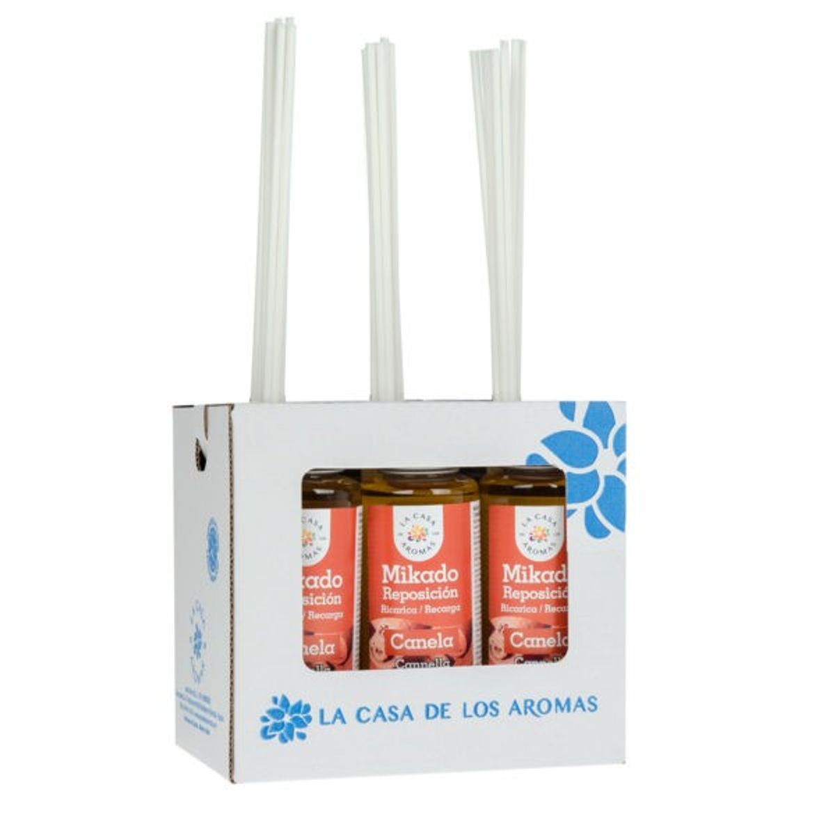 GENERICO - Pack 6 Ambientador Mikado Canela 100 ml - La Casa de los Aromas