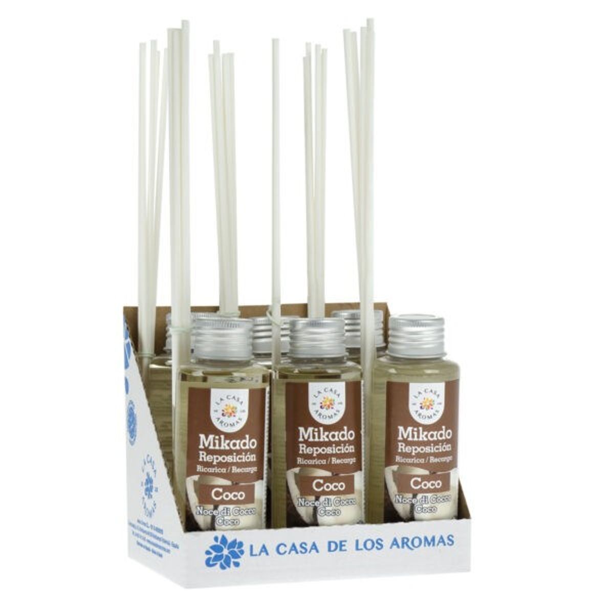 GENERICO - Pack de 6 Ambientador Mikado Coco 100ml - La Casa de los Aromas…