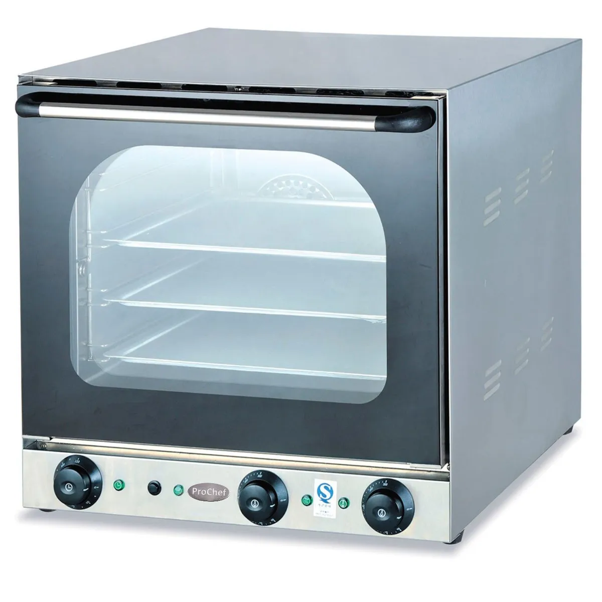 PROCHEF - Horno Convector Electrico 4 bandejas Vapor y Grill
