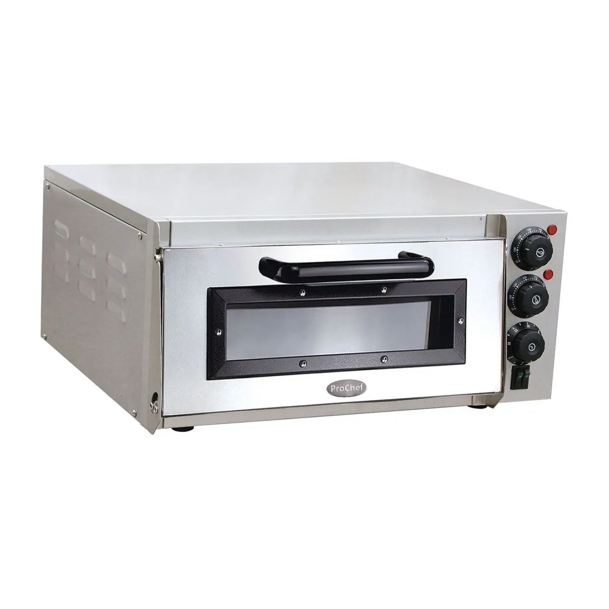 PROCHEF - Horno Pizza Pizzero Electrico 1 Camara 40x40 cm.