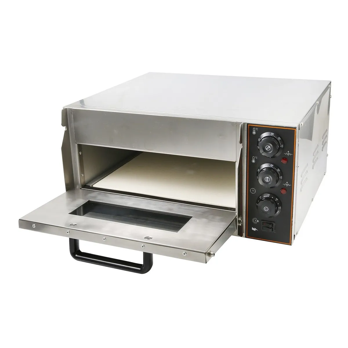 PROCHEF - Horno Pizza Pizzero Electrico 1 Camara 40x40 cm.