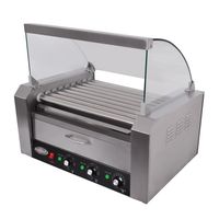 Roller Hot Dogs 9 Rodillos con Mantenedor de Pan