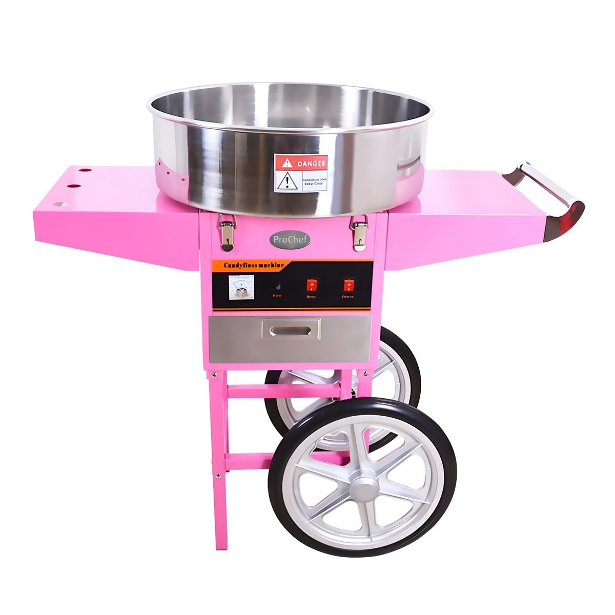 PROCHEF - Maquina algodonera de algodon de azucar con carro