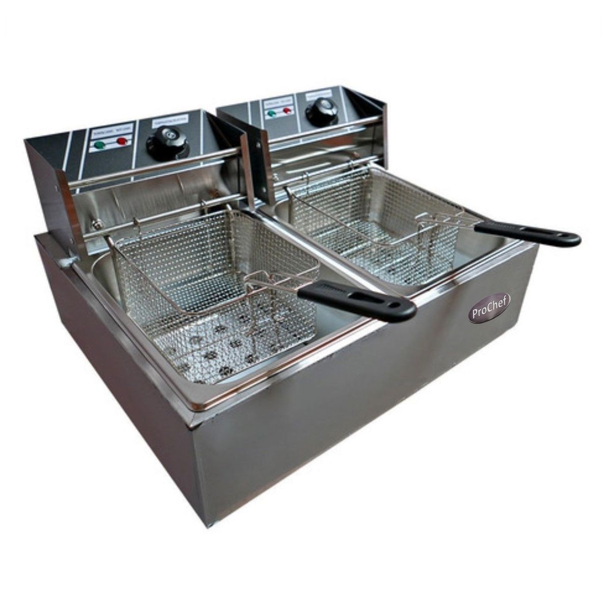 PROCHEF - Freidora ProChef Electrica 2 Depositos 5,5 Lt. c/u