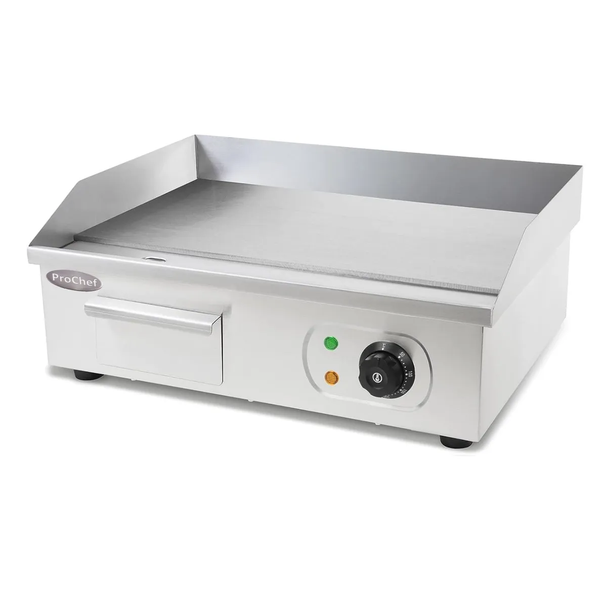 PROCHEF - Plancha Churrasquera Electrica 55 x 35 cm. Ac Inox