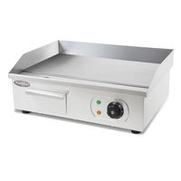 Plancha Churrasquera Electrica 55 x 35 cm. Ac Inox