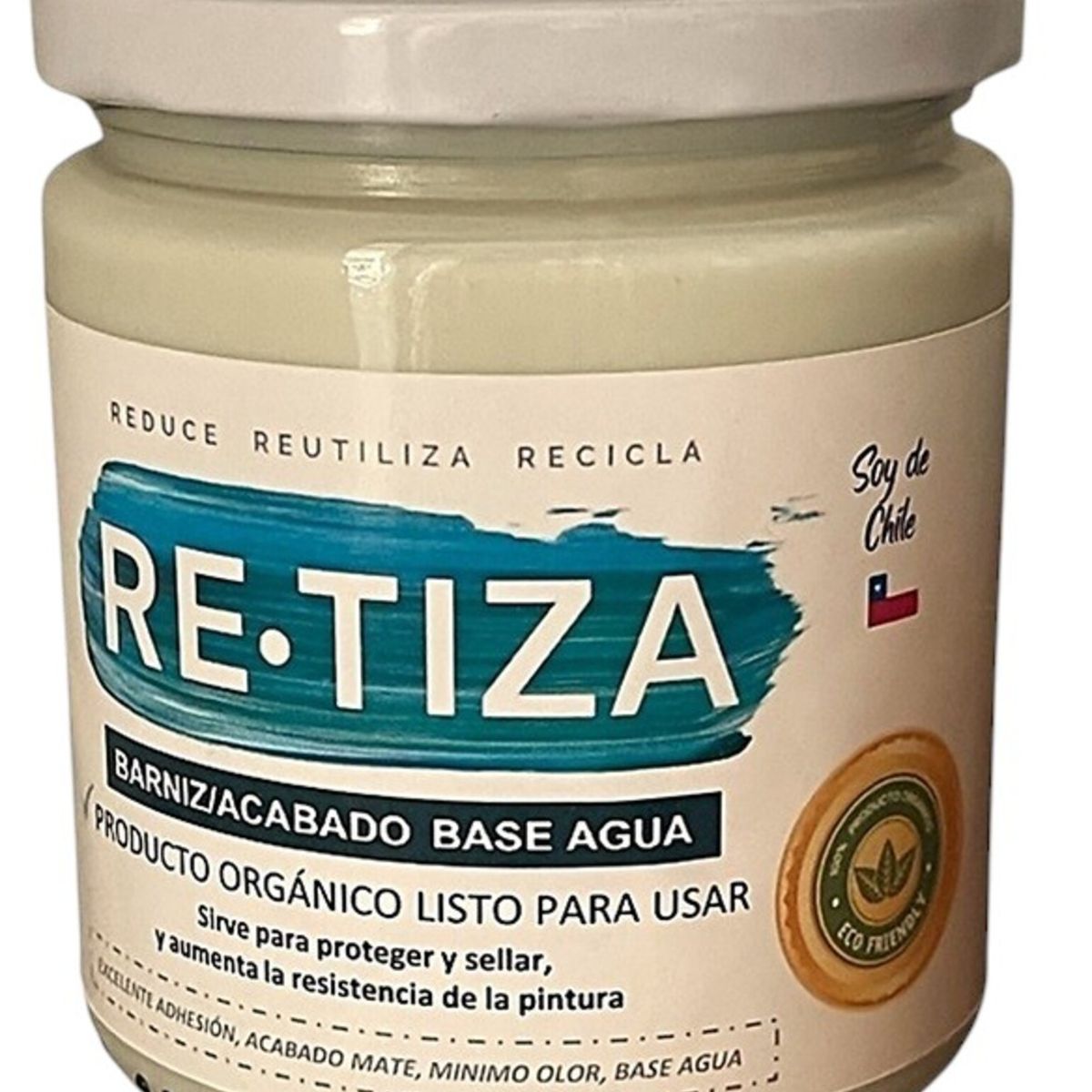 RETIZA - BARNIZ -XTRA - TRANSPARENTE  470 ml.  Acabado base agua