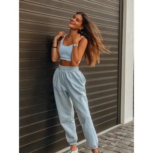 ANAFI - Sweatpants Mujer Gris Claro