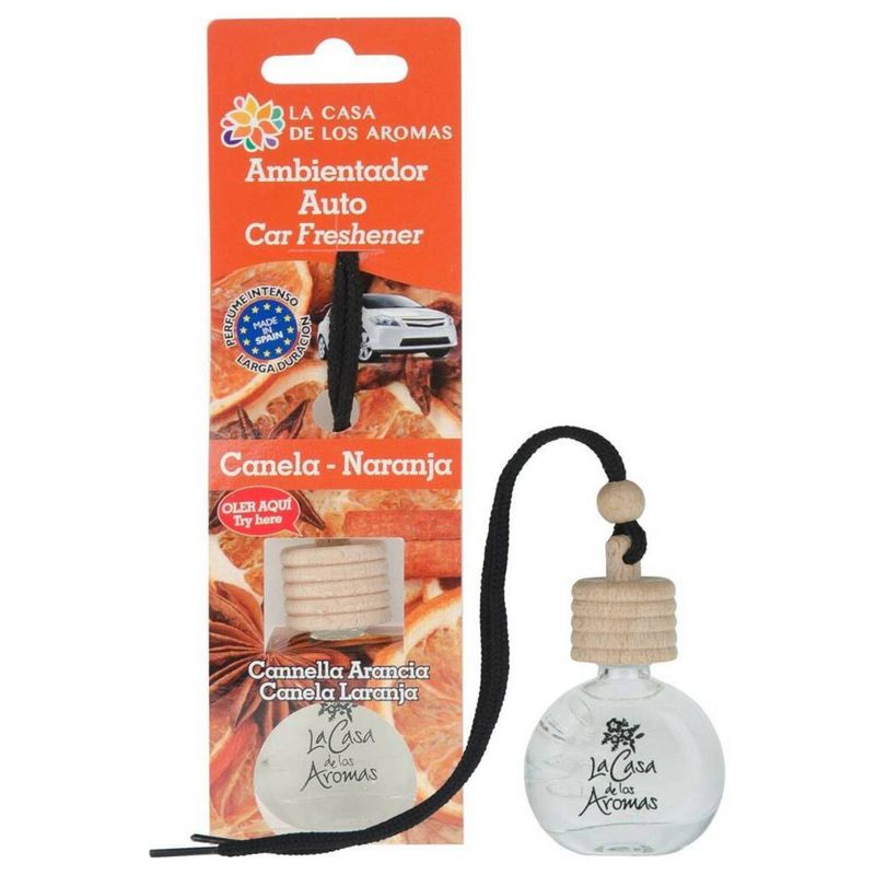 GENERICO - Ambientador Auto Canela-Naranja - La Casa de los Aromas