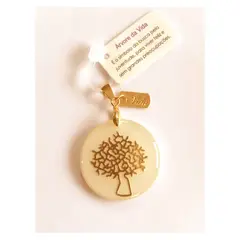 GAB JOYAS - Colgante baño oro rosado arbol de la vida