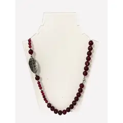 TAETHAI - Collar de plata 925 con piedras Granates