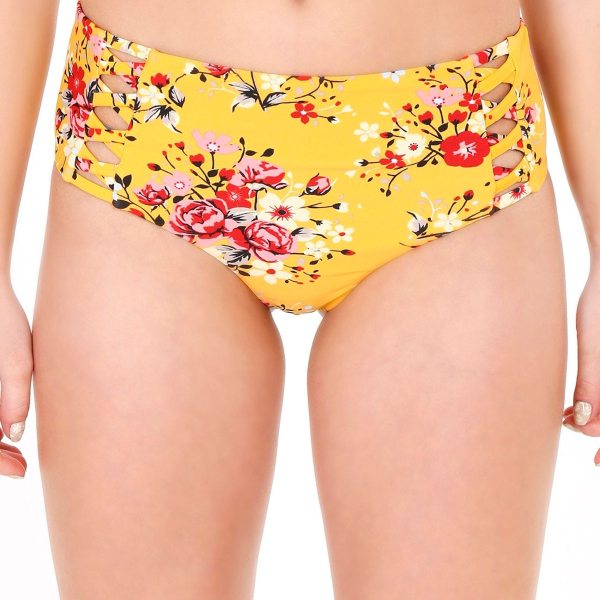 H2O WEAR - Traje de Baño Calzon Alto Mujer H2O Wear Vivos Amarillo - Amarillo