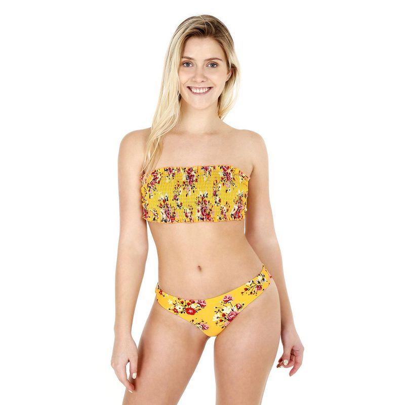 H2O WEAR - Traje de Baño Bikini Mujer Top Elasticado H2O Wear Ocre - Amarillo