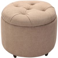 Pouf Baúl Zoe Arena Altea 60x60x50 cm Máxima Design