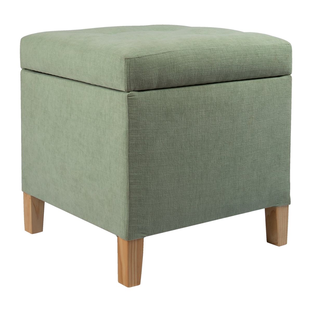 GENERICO - Pouf Baúl Rucato Verde Claro Altea 46x46x50 cm Máxima Design