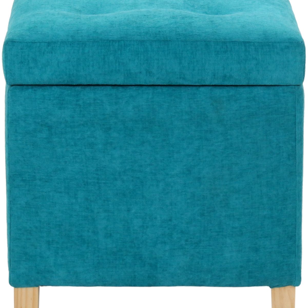 GENERICO - Pouf Baúl Rucato Turquesa Altea 46x46x50 cm Máxima Design