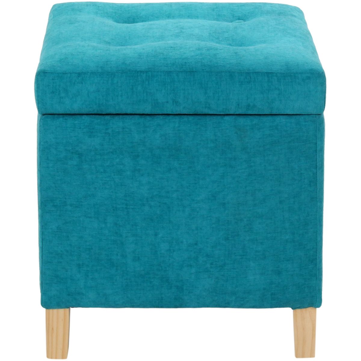 GENERICO - Pouf Baúl Rucato Turquesa Altea 46x46x50 cm Máxima Design