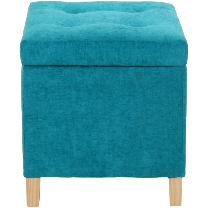 GENERICO - Pouf Baúl Rucato Turquesa Altea 46x46x50 cm Máxima Design