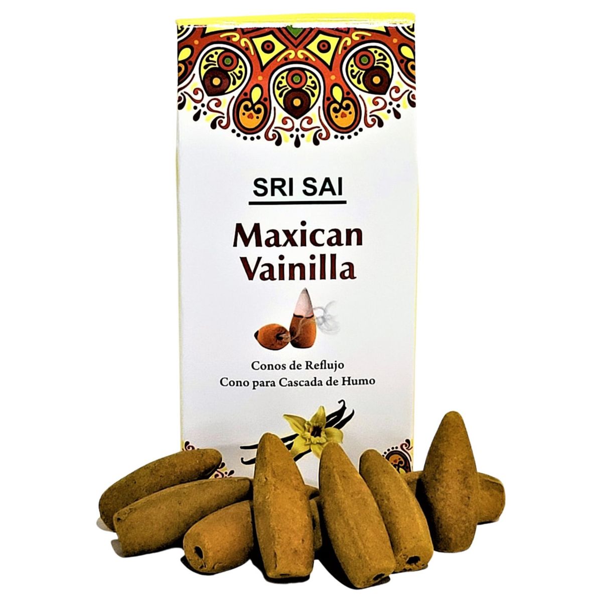 GENERICO - Conos de Incienso Cascada Vainilla - SRI SAI