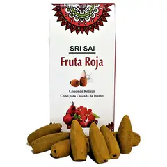 GENERICO - Conos de Incienso Cascada Frutos Rojos - SRI SAI
