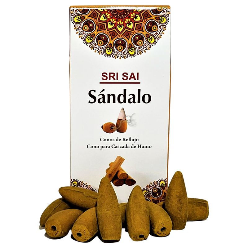GENERICO - Conos de Incienso Cascada Sándalo - SRI SAI