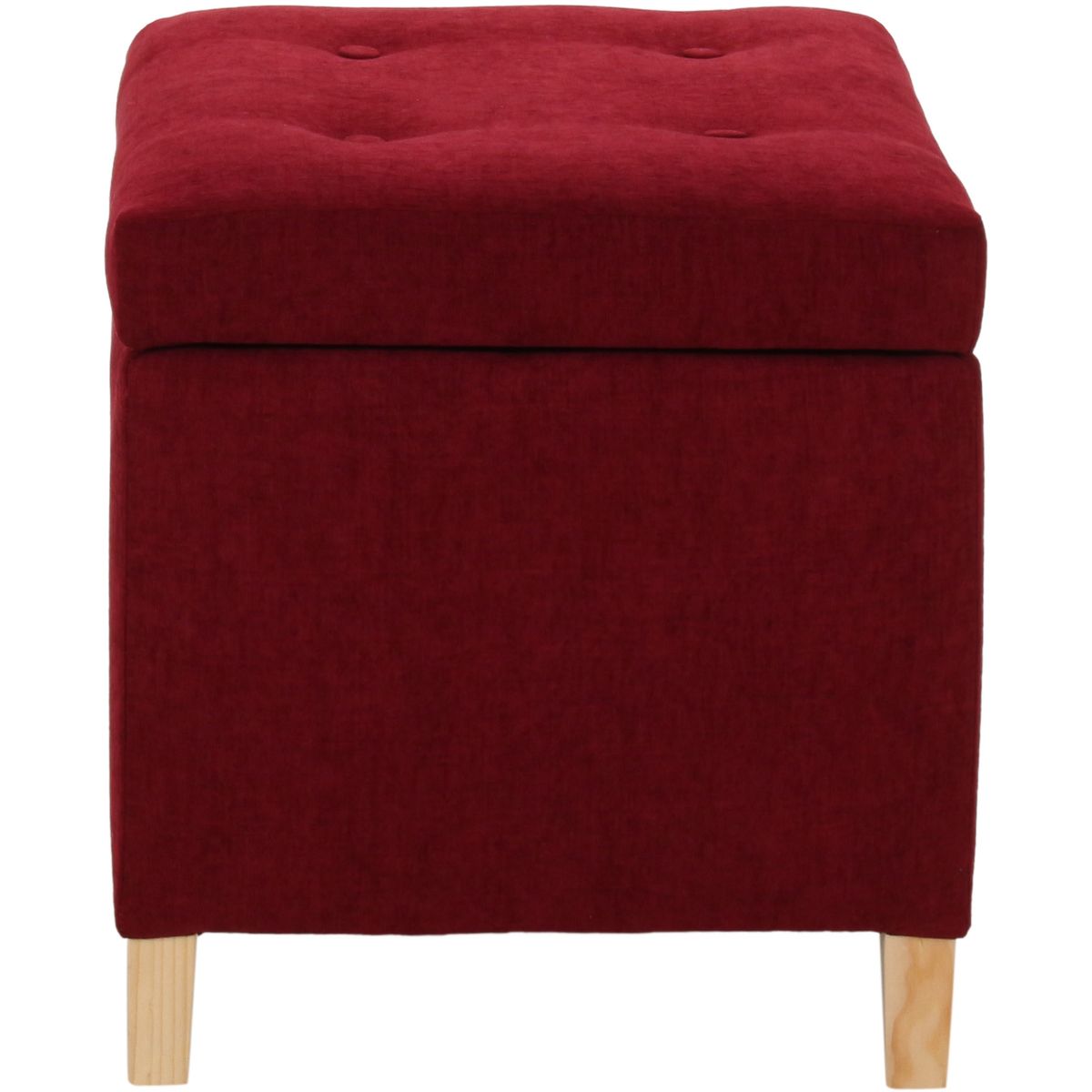 GENERICO - Pouf Baúl Rucato Burdeo Altea 46x46x50 cm Máxima Design