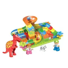 GENERICO - Bloque Didáctico construcción tobogán 72 pcs Comp Lego Duplo