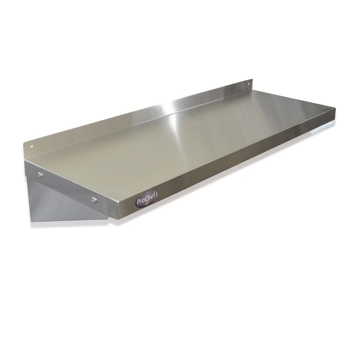 PROCHEF - Repisa Mural Lisa 130x30 cms Acero Inoxidable WS-1300