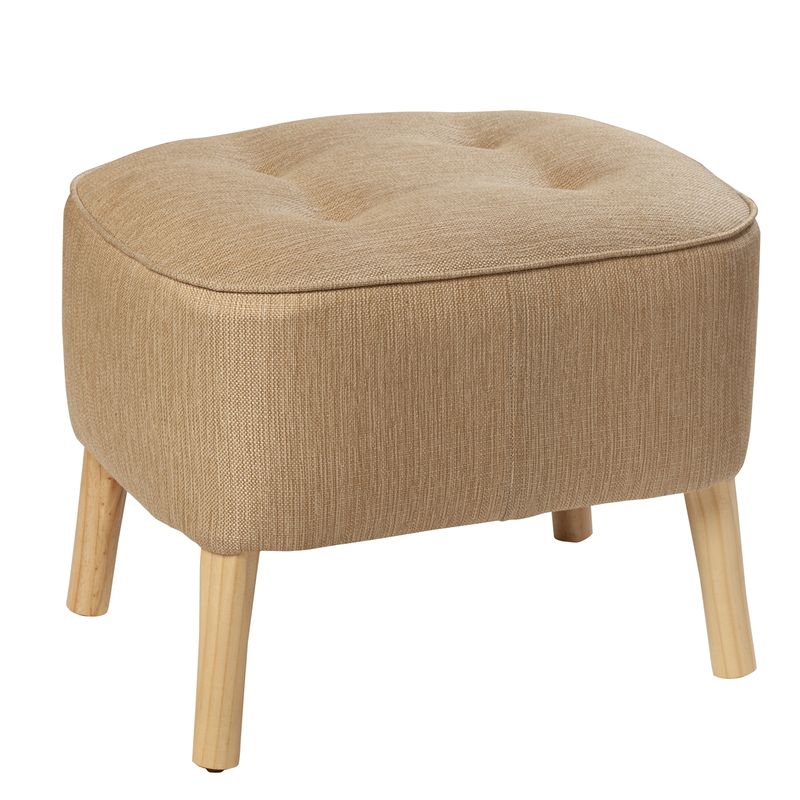 GENERICO - Pouf Máxima Beige Omega 55x45x45 cm Máxima Design