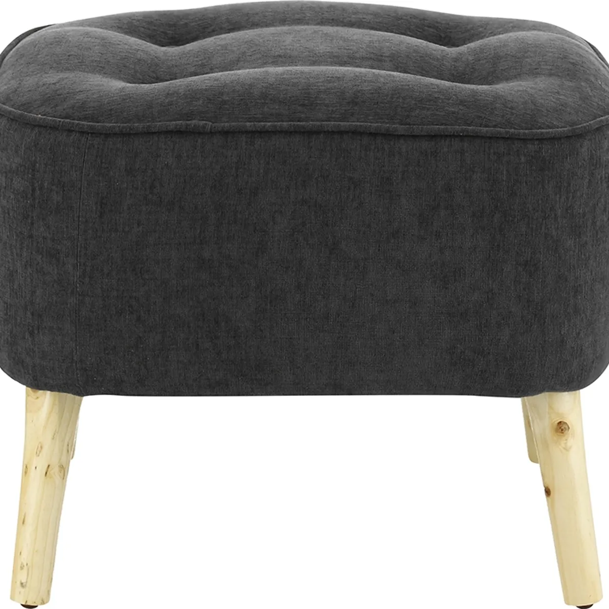 GENERICO - Pouf Máxima Gris Oscuro Altea 55x45x45 cm Máxima Design