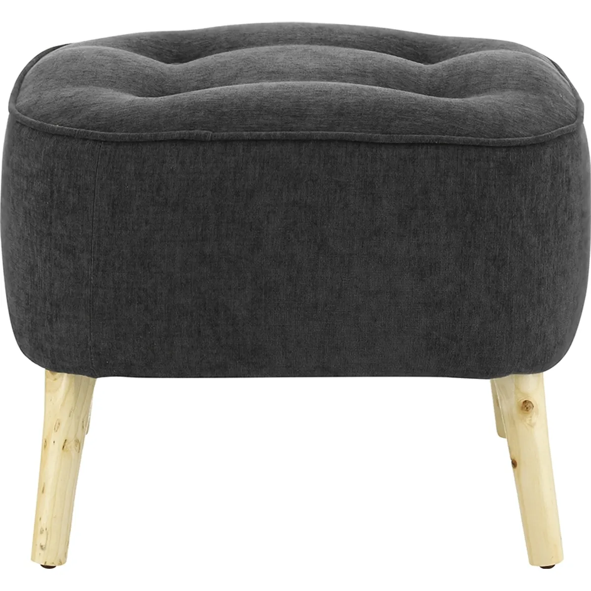 GENERICO - Pouf Máxima Gris Oscuro Altea 55x45x45 cm Máxima Design