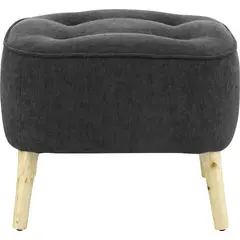 GENERICO - Pouf Máxima Gris Oscuro Altea 55x45x45 cm Máxima Design