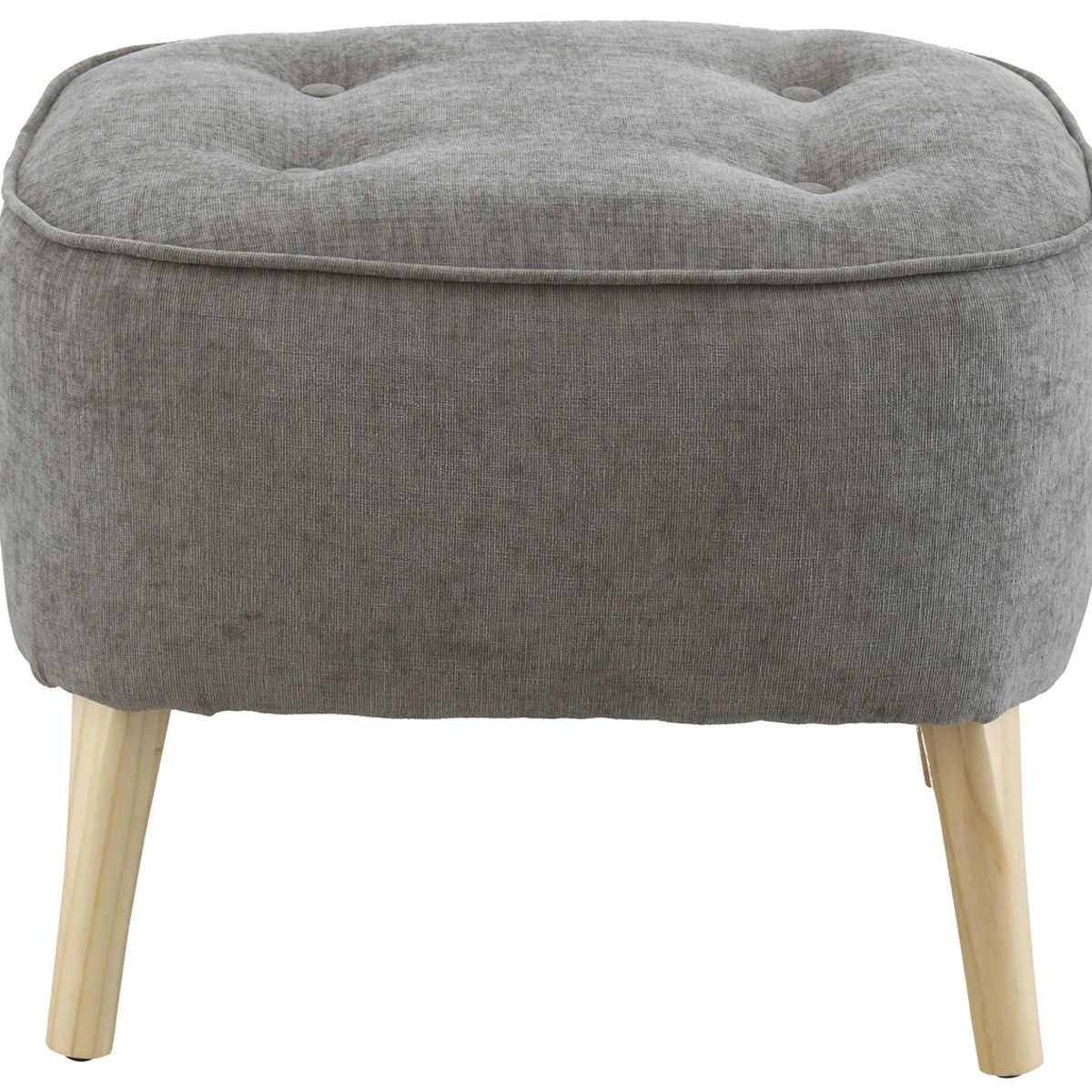 GENERICO - Pouf Máxima Gris Claro Altea 55x45x45 cm Máxima Design