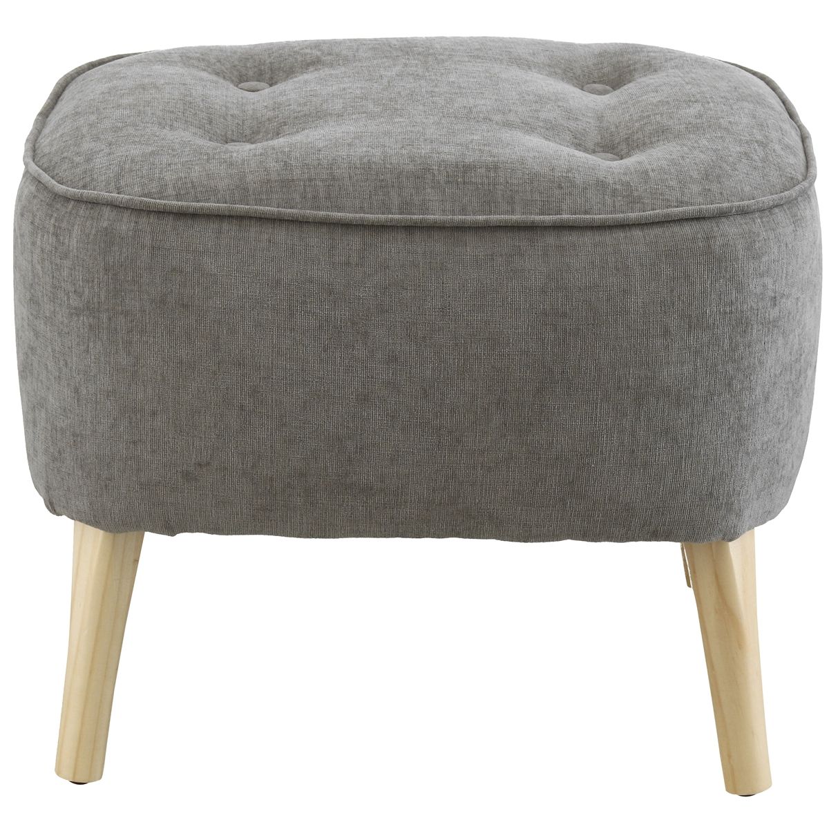 GENERICO - Pouf Máxima Gris Claro Altea 55x45x45 cm Máxima Design