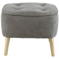 Pouf Máxima Gris Claro Altea 55x45x45 cm Máxima Design