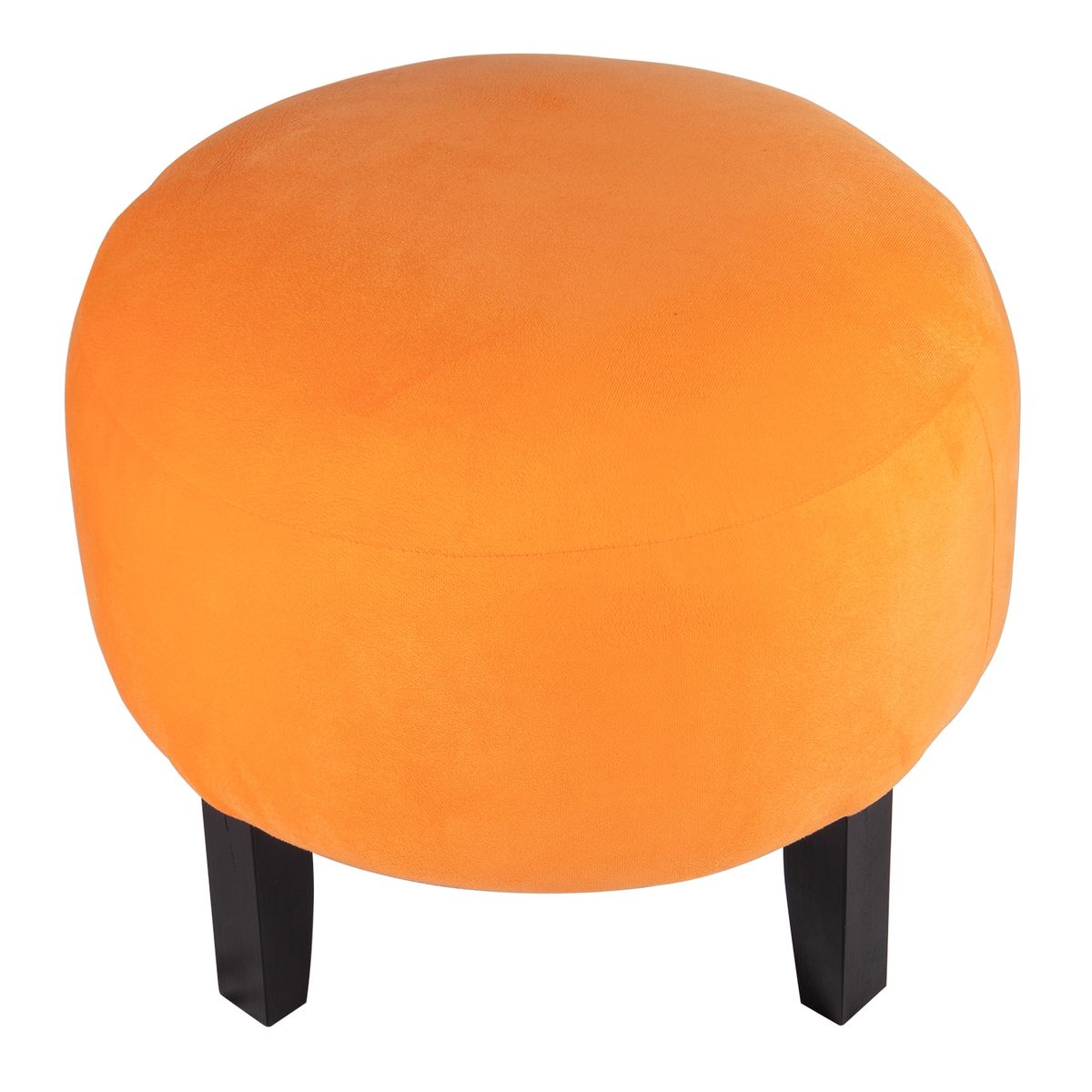 GENERICO - Pouf Jack Naranjo Felpa 48x48x40 cm Máxima Design