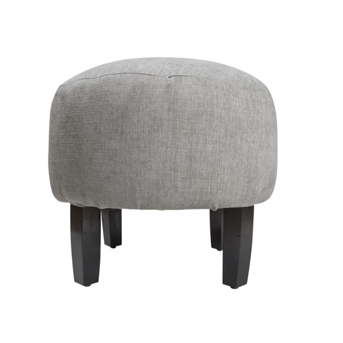 GENERICO - Pouf Jack Gris Claro Con Capitoné 48x48x40 cm de Máxima Design