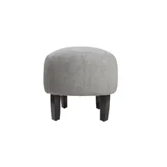 GENERICO - Pouf Jack Gris Claro Con Capitoné 48x48x40 cm de Máxima Design