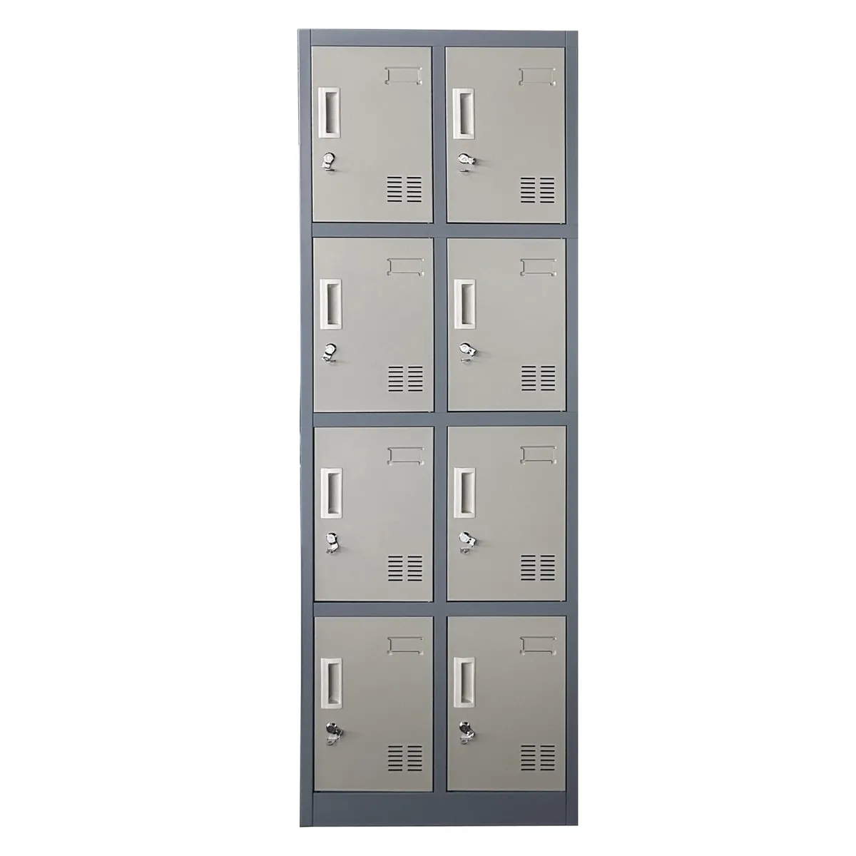 PROCHEF - Locker Casillero Metalico 2 Cuerpos 8 Puertas