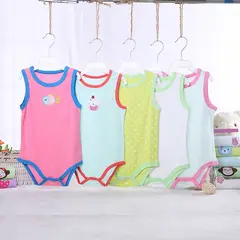 SUPER BABY - Body Sin Manga bebes Set 5 Piezas De Algodon Niña