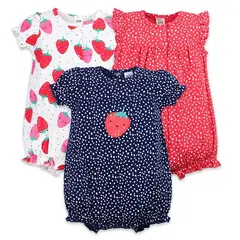 SUPER BABY - Enteritos Mamelucos para bebes. Bodys De Algodon 3 Unidades