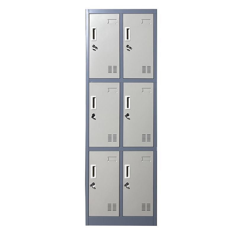 PROCHEF - Locker Casillero Metalico 2 Cuerpos 6 Puertas