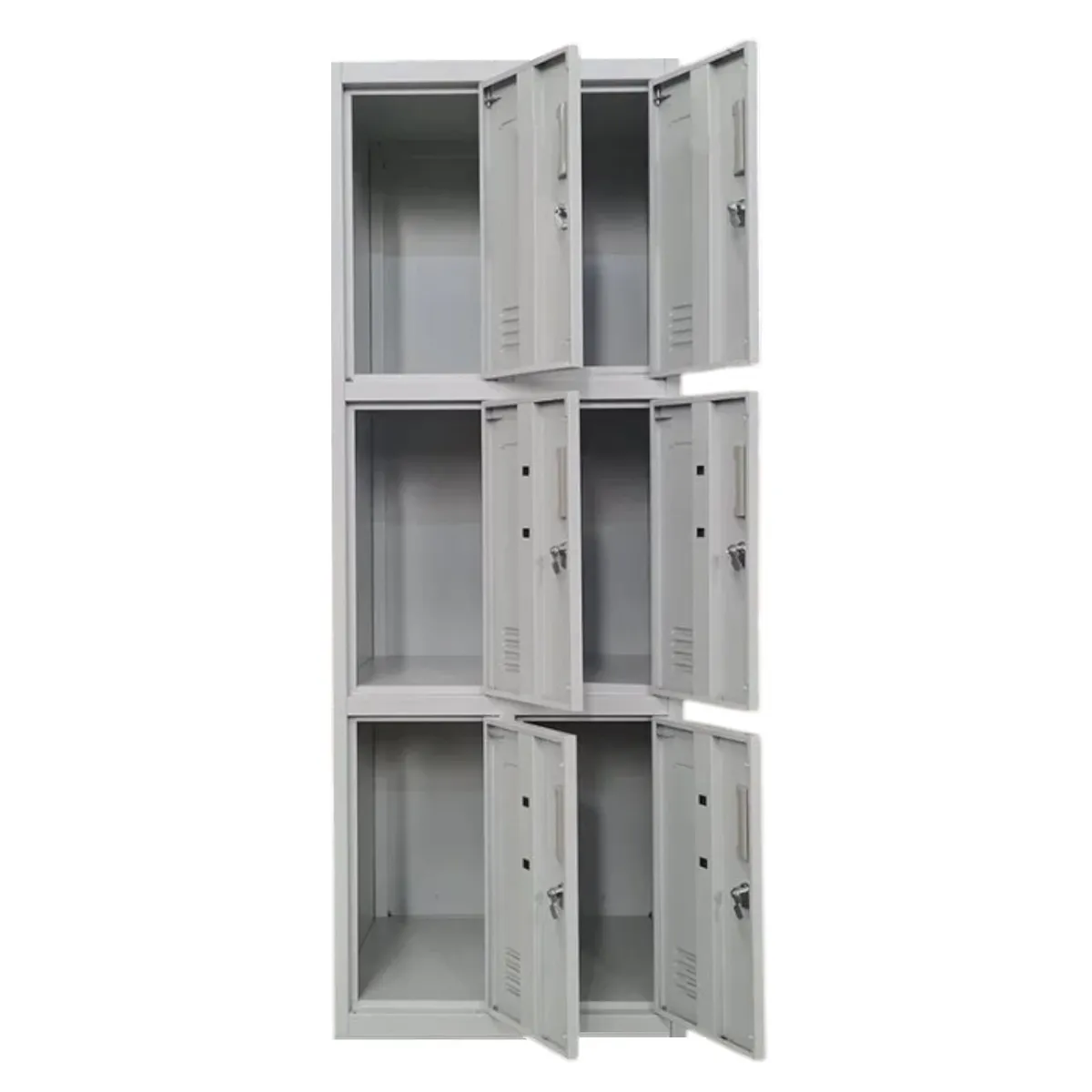 PROCHEF - Locker Casillero Metalico 2 Cuerpos 6 Puertas