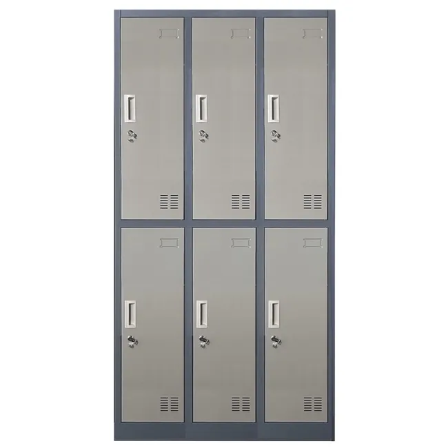 PROCHEF - Locker Casillero Metalico 3 Cuerpos 6 Puertas