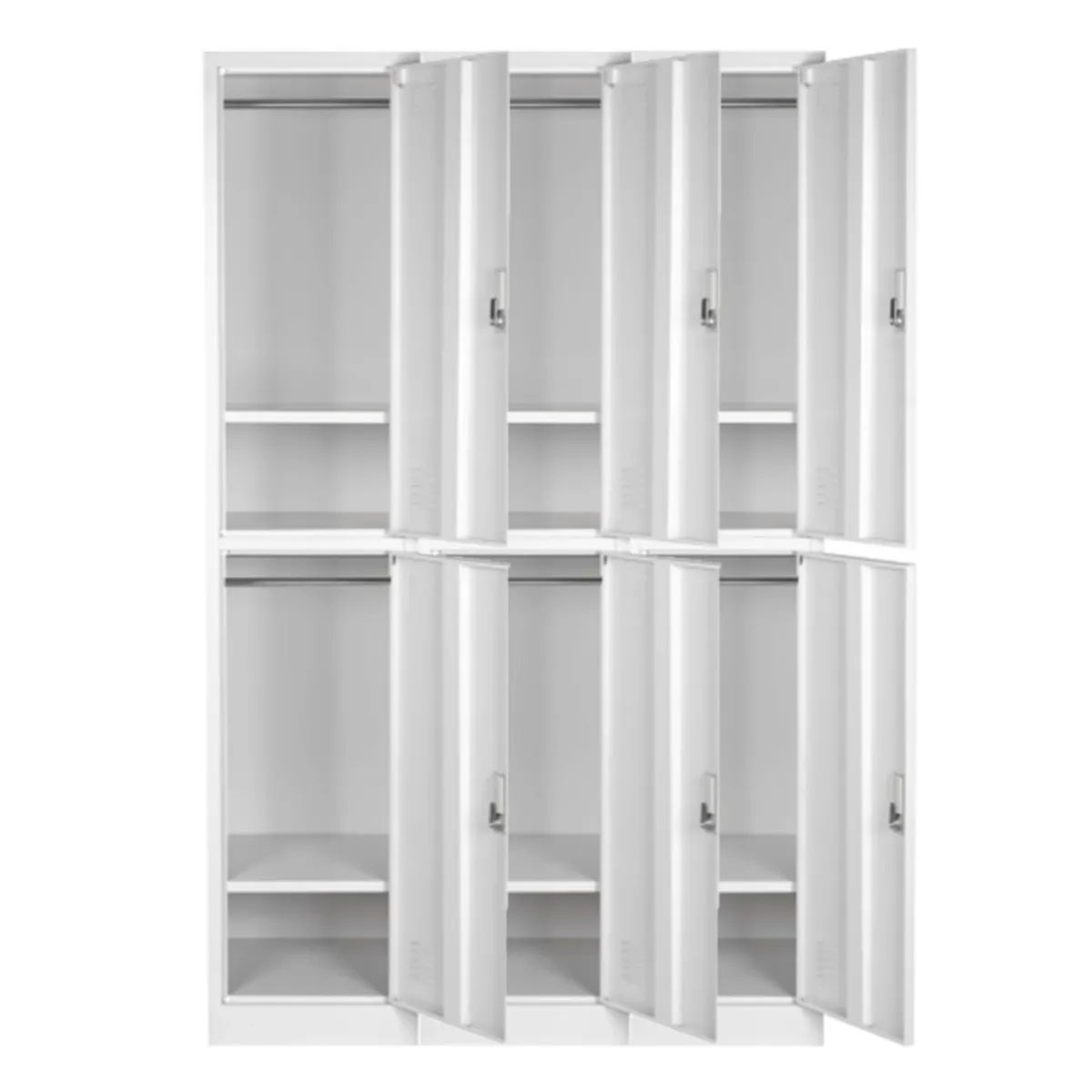 PROCHEF - Locker Casillero Metalico 3 Cuerpos 6 Puertas