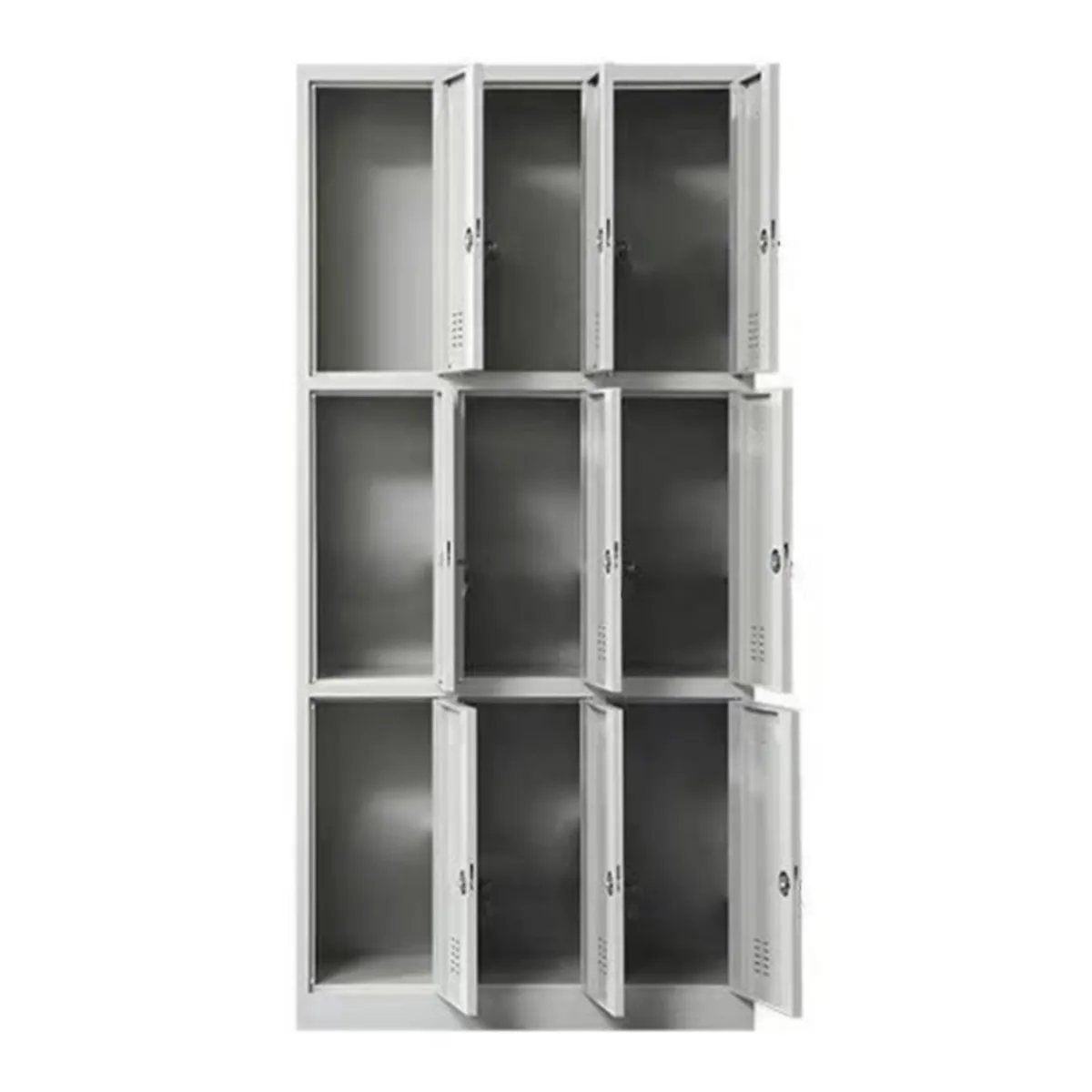 PROCHEF - Locker Casillero Metalico 3 Cuerpos 9 Puertas